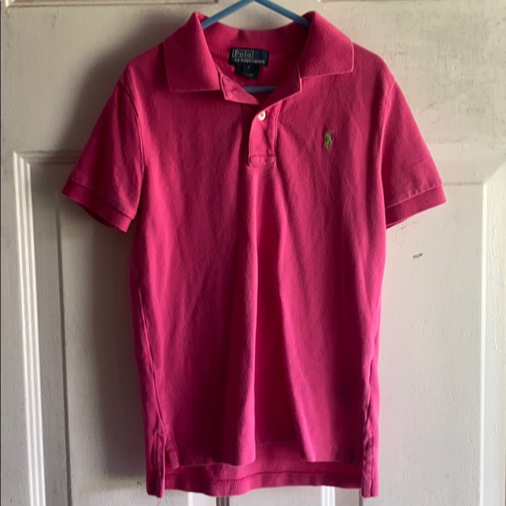 EUC Boys Ralph Lauren Polo Collared Shirt size 6